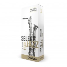 D'Addario Jazz Select Filed Baritone Saxophone Reeds - Box 5